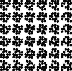 Obraz premium Individual spots are made up of smaller strokes to form a texture.