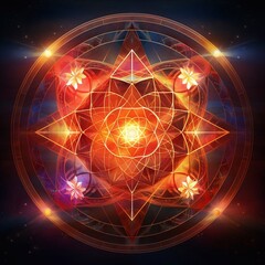 Sacred geometry mandala