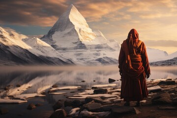 Spiritual Journey: Mount Kailash - obrazy, fototapety, plakaty