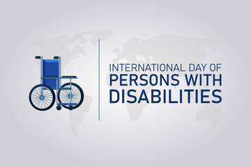 International Day of Disabilities is a global observance to promoting awareness of people with disabilities.