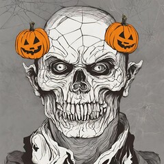 ハロウィンのオバケ