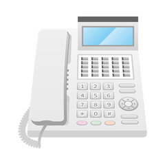 シンプルなイラスト_電話,ビジネスホン