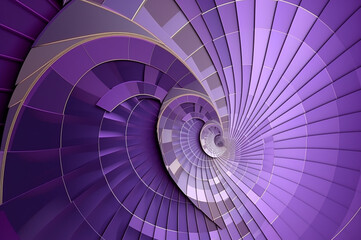 Purple and Silver Background Swirl
