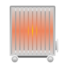 シンプルなイラスト_オイルヒーター
