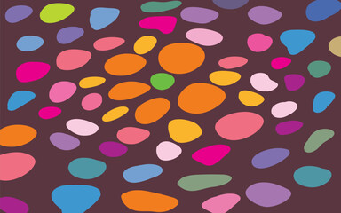 Abstract background of dot, curve colorfu l Vector pattern ready to use for cloth, textile, wrap and other.