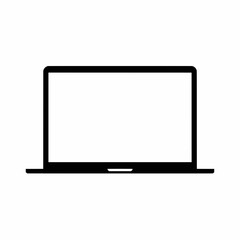 laptop icon isolated on white background