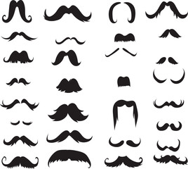 set of mustaches set of mustache
