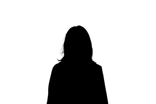 recommend clip art: Black silhouette of an unknown person on a white background.