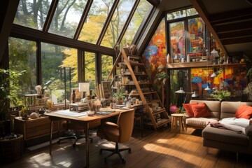 Fototapeta premium art studio office