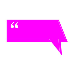 quote bubble icon