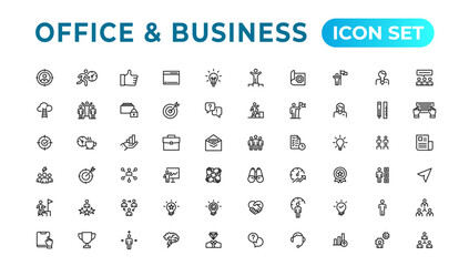 Fototapeta na wymiar Business and Finance web icons in line style. Money, bank, contact, infographic. Icon collection. Vector illustration.