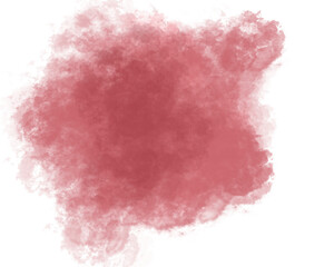Red watercolor paint stroke background vector illustration