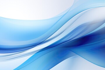 Abstract blue wavy background with dynamic effect.
