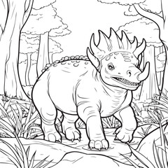 dinosaur coloring page