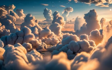 clouds over the sky