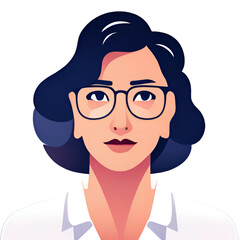 person in glasses Generative AI