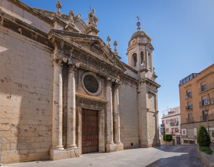Basílica de San Ildefonso, un templo católico ubicado en la ciudad de Jaén, España. Fue construida en el siglo XIV en estilo gótico.
