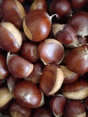 chestnuts close up