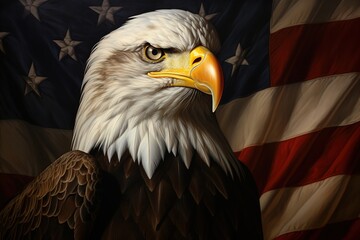 Naklejka premium American eagle