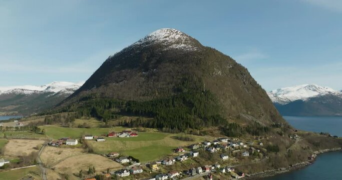 Volda, Norway, Aerial view