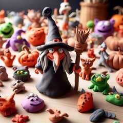 Fototapeta premium witch clay art