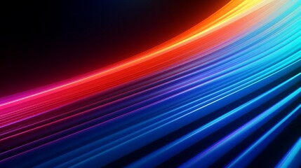Colorful glowing background with lines