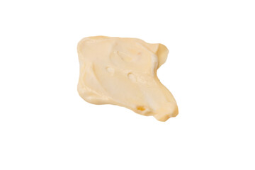 White sauce splashes isolated on white background.