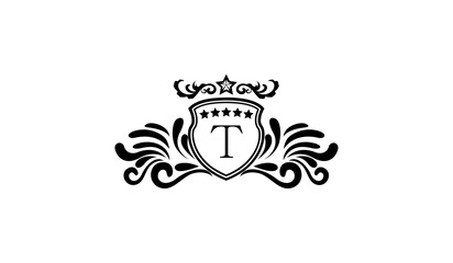 Luxury Retro Elegant Logo T