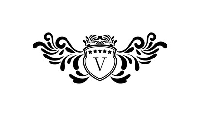 Luxury Retro Elegant Logo V