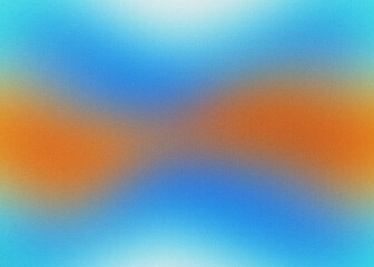 orange blue white , gradient blur with grain noise effect background trendy vintage brochure banner social or product media design