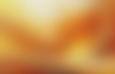 gold orange sunset , gradient blur with grain noise effect background trendy vintage brochure banner social or product media design - obrazy, fototapety, plakaty
