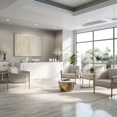modern reception area room