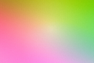 Gradient pink, green, yellow, rough pattern for a background design that influences your product.