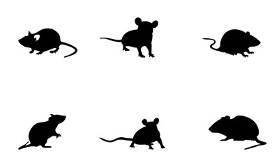 mouse silhouettes