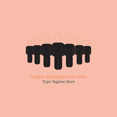 Global Business icon logo design, Using this logo for any kind of global business, Global business icon best logo ideas.