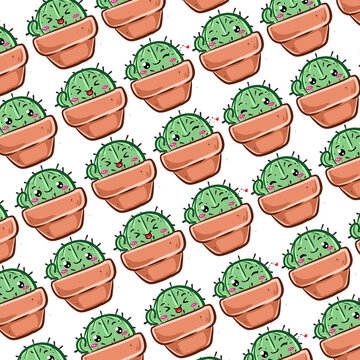 Cactus Family illustration