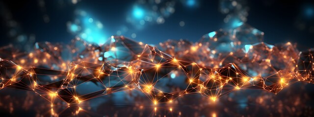 DNA helix, molecule or atom, Abstract structure for Science or medical background, 3d illustration.