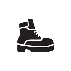 Boots icon. Boots sign. Boots symbol vector pictogram. Boot sign. UX UI icon