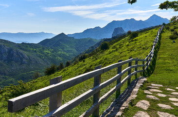 Landscape in Covadonga National Park (Asturias, Spain)