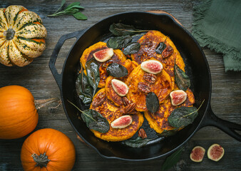 Pumpkin pancakes