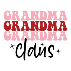 Grandma Claus Svg