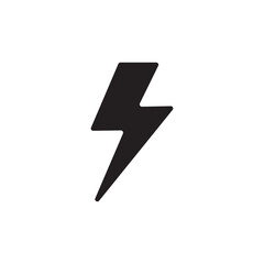Energy icon. Lightning flat sign design. Energy symbol vector pictogram. Thunder sign. Flash sign. UX UI icon