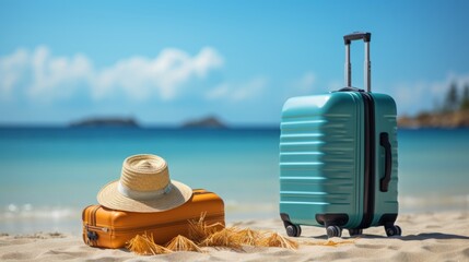 Vacation time on the beach