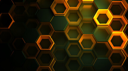 Honeycomb pattern background image.	
