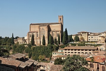Le contrade di Siena in Toscana, Italia