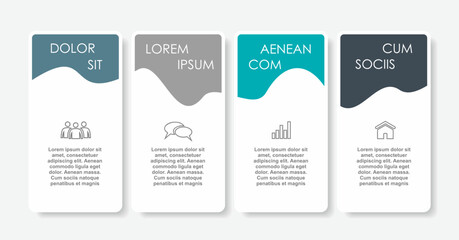 Infographic design template with place for your data. Vector illustration.