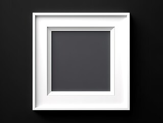 Blank photo frame frames can be used as your mockup. generative AI