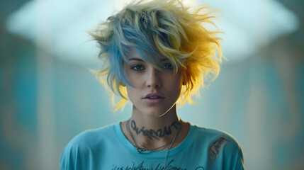 Portrait of a young woman