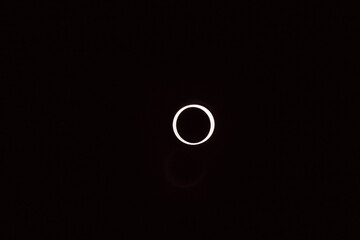 Ring of Fire Annular Eclipse over Corpus Christi, Texas in the United States on 14 October, 2023. 