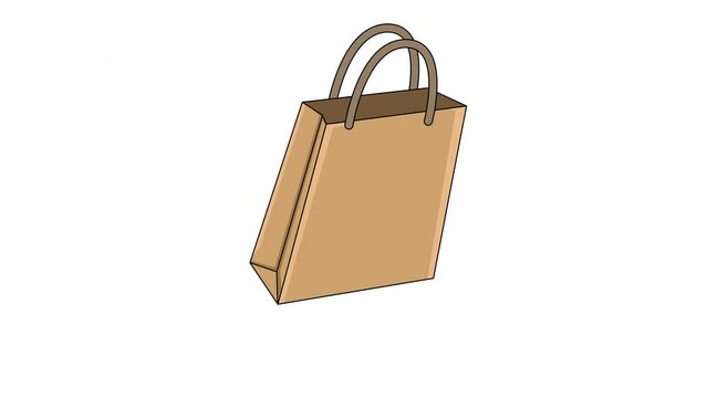 animated video of the totebag icon
